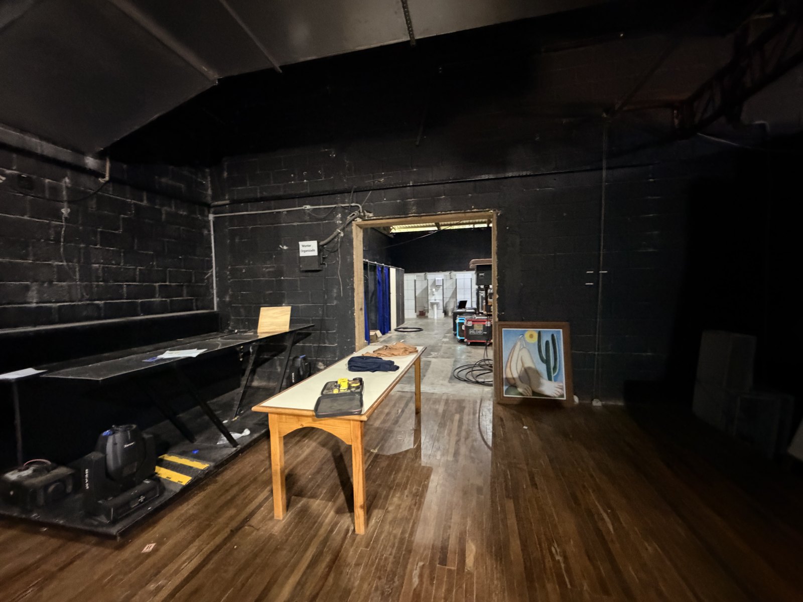 Bastidores do palco · Demo Day