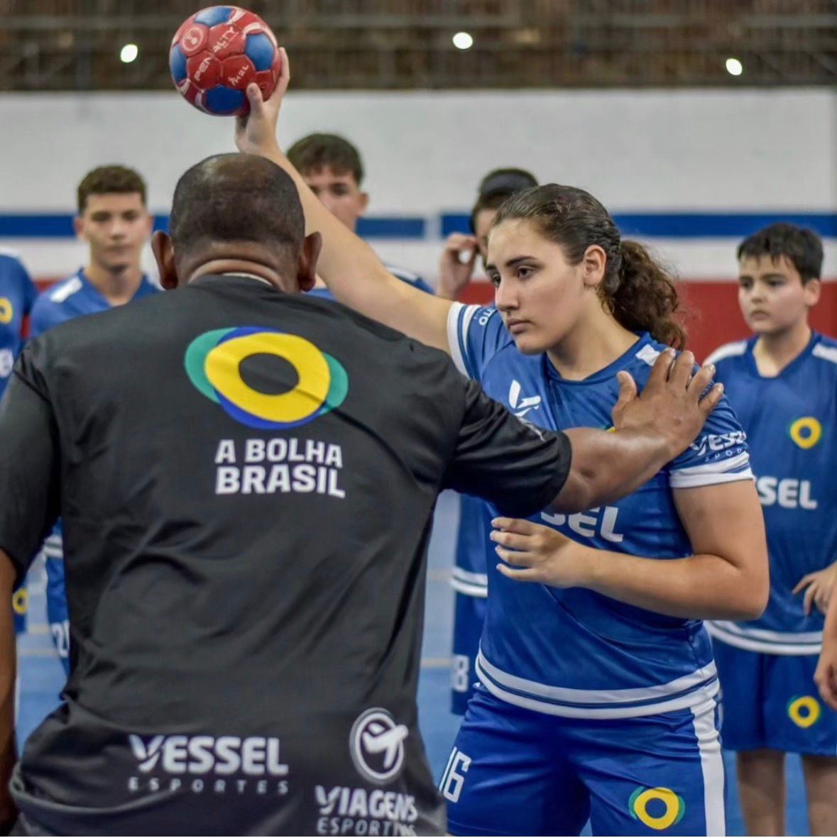 Treino de Handebol na Bolha Brasil